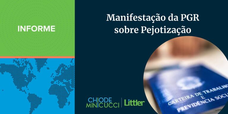INFORME. PGR e 22Pejotizacao22